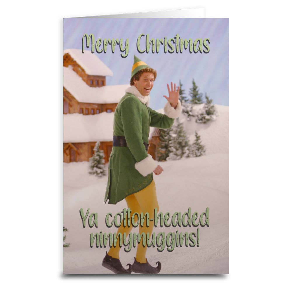 Elf Merry Christmas Greeting Card
