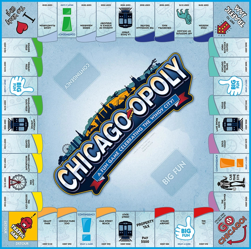 Chicago-Opoly Board Game