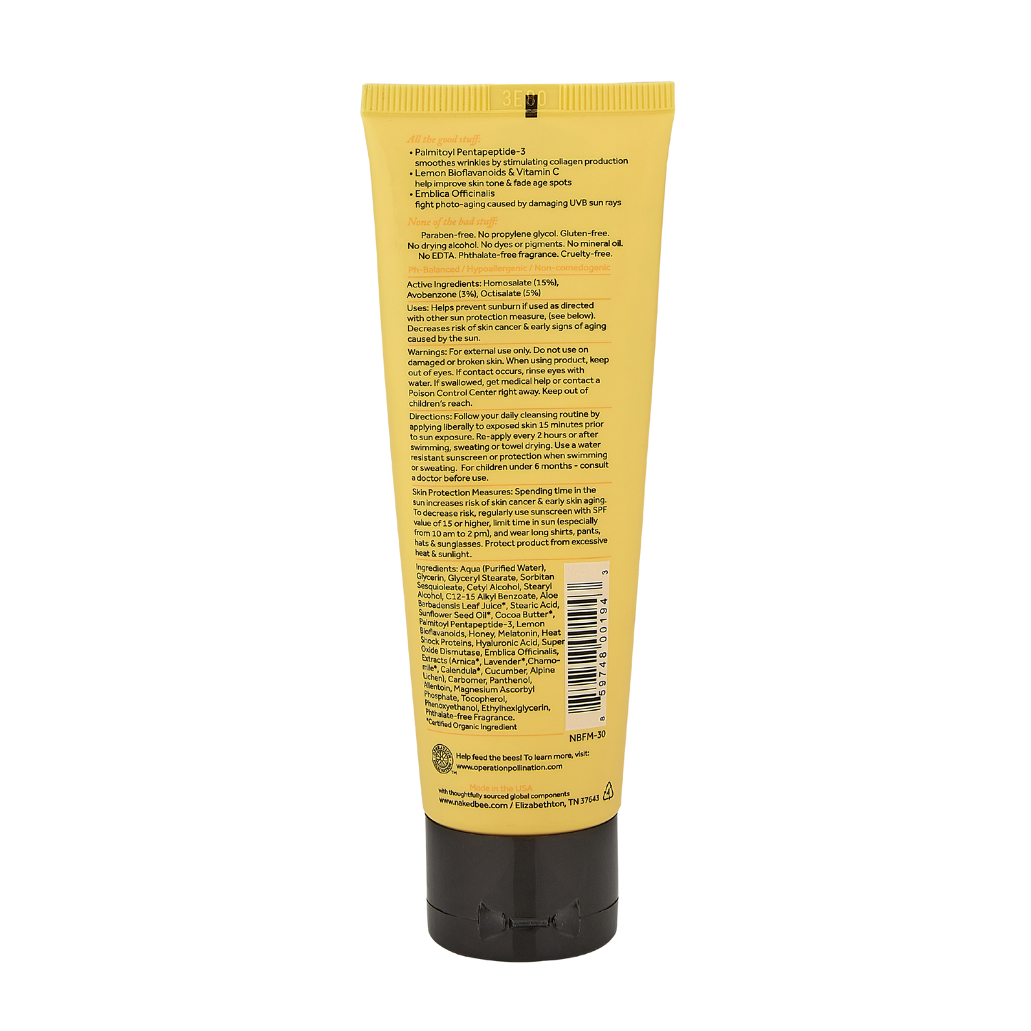 2.5 oz. Orange Blossom Honey Facial Moisturizer with SPF 30