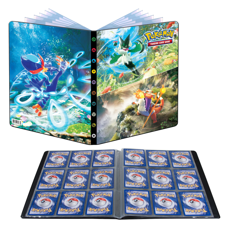 Pokémon: 9-Pocket Pro Binder: Scarlet and Violet Skeledirge, Meowscarada, and Quaquaval