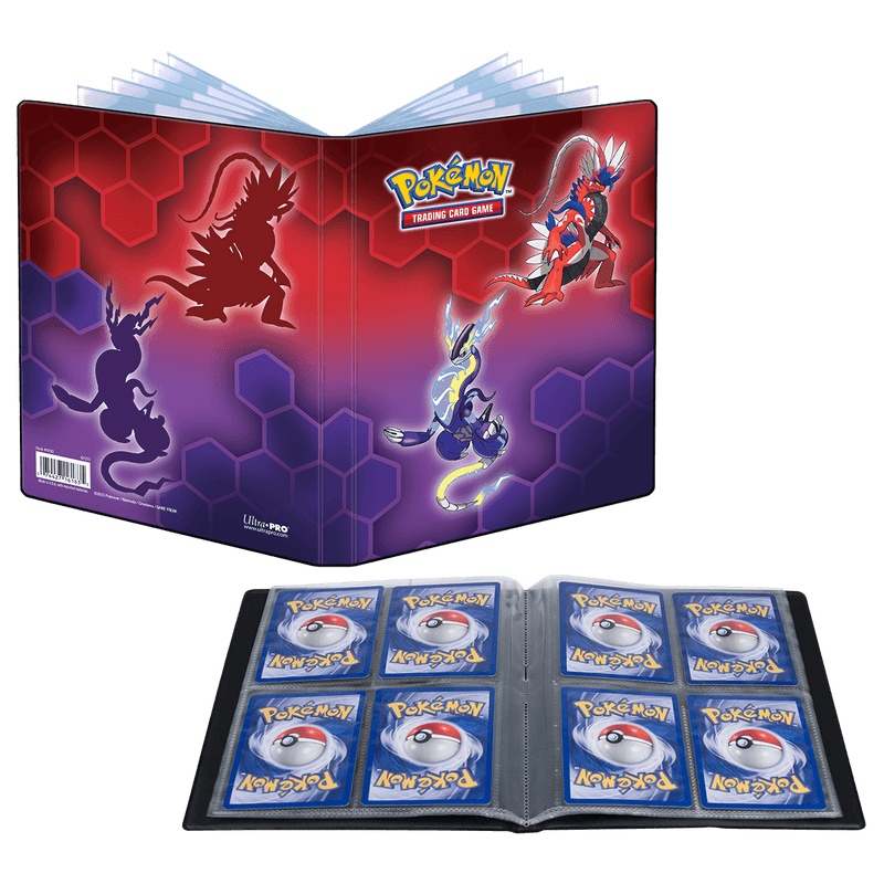 Pokmon: 4-Pocket Binder: Koraidon & Miraidon By The Board Games & Entertainment Pokmon: 4-Pocket Binder: Koraidon & Miraidon By The Board Games & Entertainment