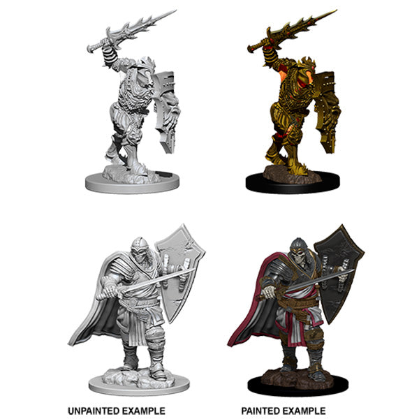 D&D Nolzur's Marvelous Miniatures: Unpainted Minis- Wave 6- Death Knight & Helmed Horror