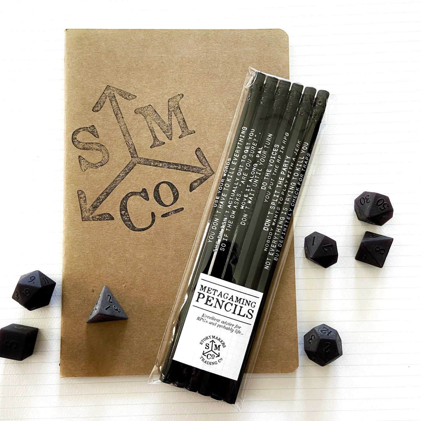 Metagaming Pencils - Great for D&D, RPG, and more!