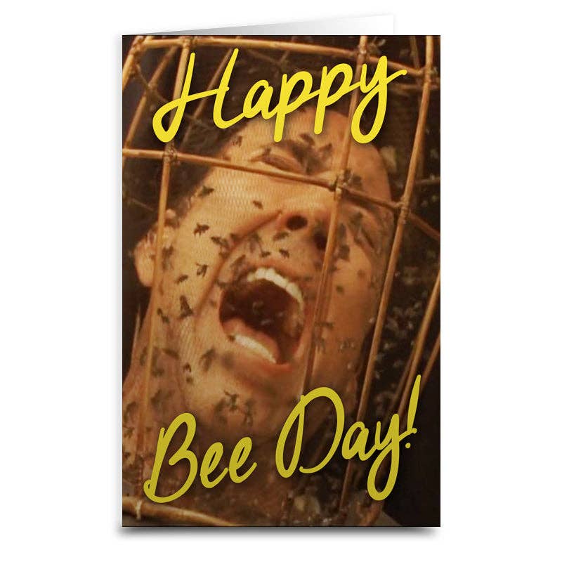 Happy Bee Day Greeting Card