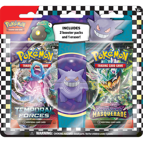 Pokemon TCG: Back to School 2024 Eraser Blister Pack
