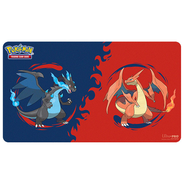 Playmat: Pokémon- Mega Charizard X and Mega Charizard Y