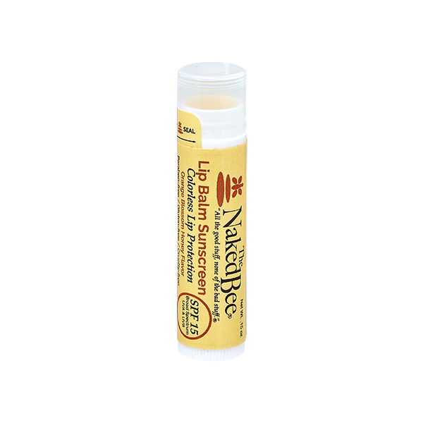 SPF 15 Orange Blossom Honey Colorless Lip Balm