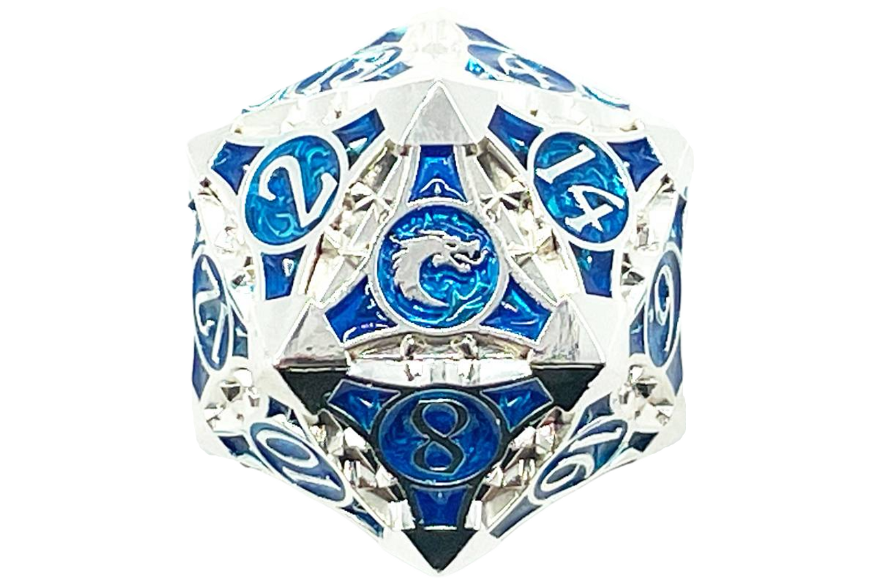 Old School 23mm D20 Metal Die: Gnome Forged