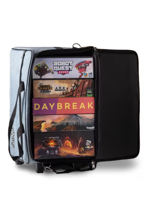 Rolling Board Game Bag - Black