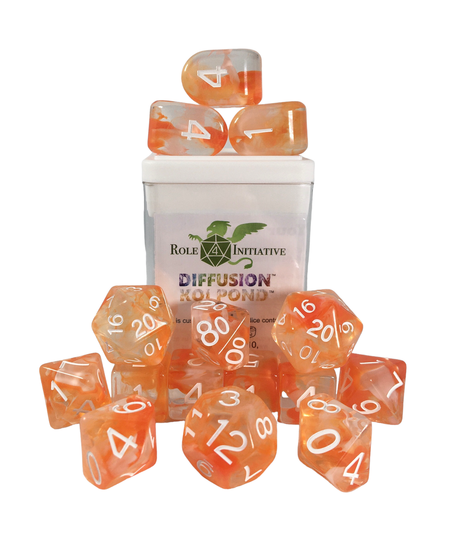 Diffusion Koi Pond - Set of 15 Dice