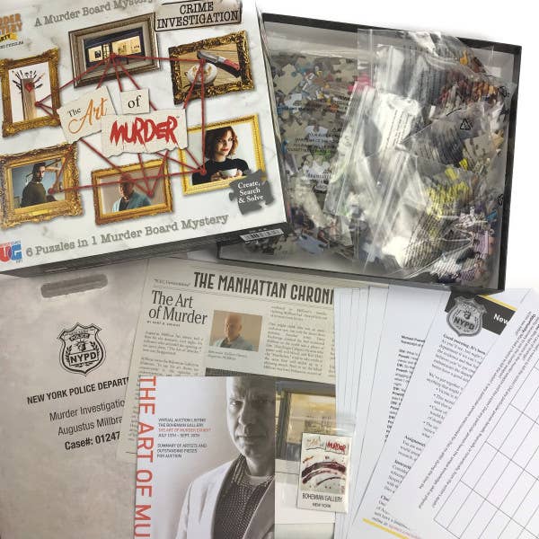 The Art of Murder Case File Puzzle