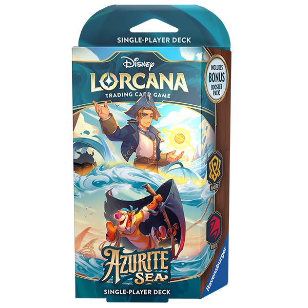Disney Lorcana: Azurite Sea Starter Deck By The Board Games & Entertainment Disney Lorcana: Azurite Sea Starter Deck By The Board Games & Entertainment