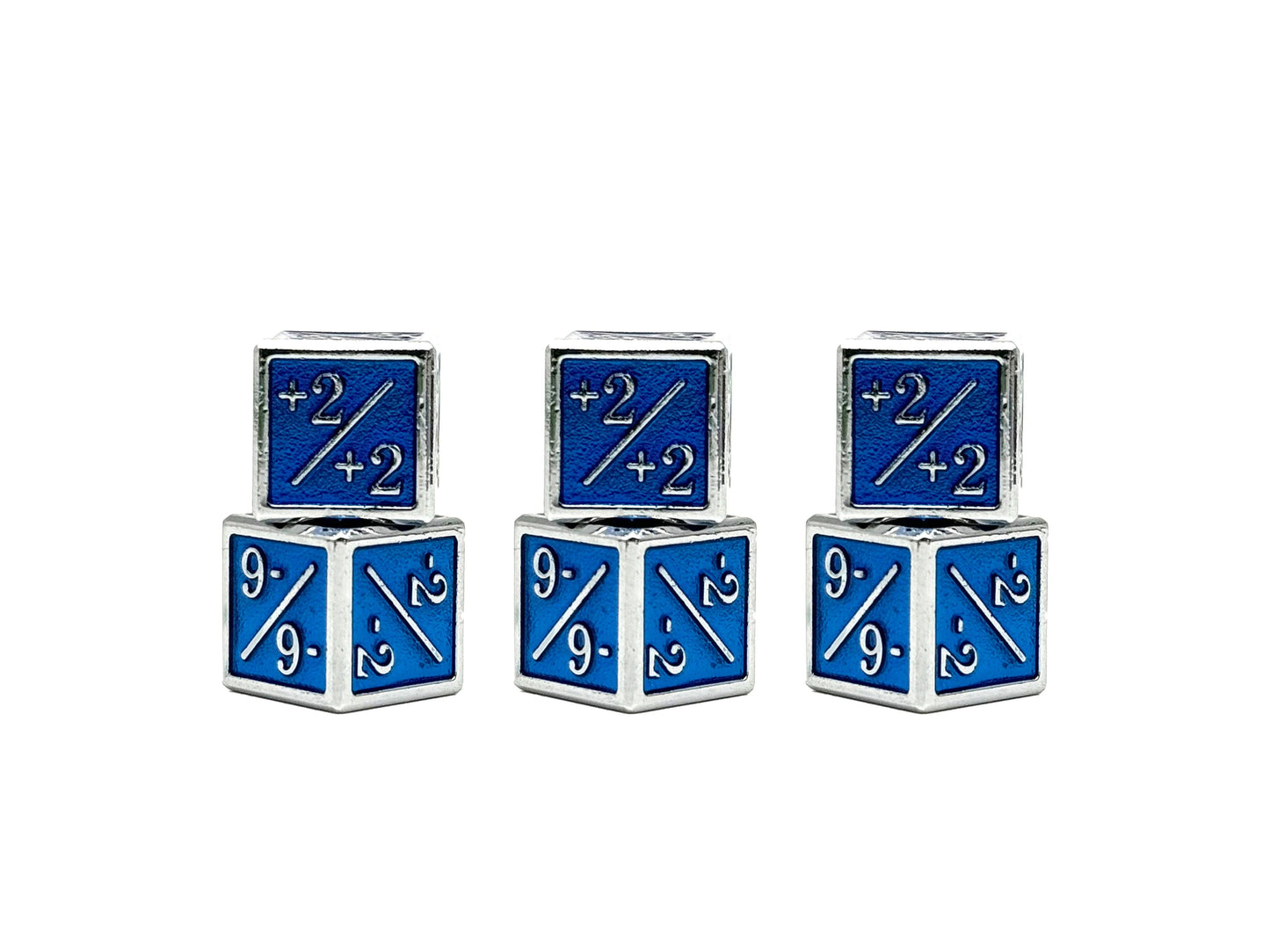 Blue Pack of D6 CCG Metal Dice