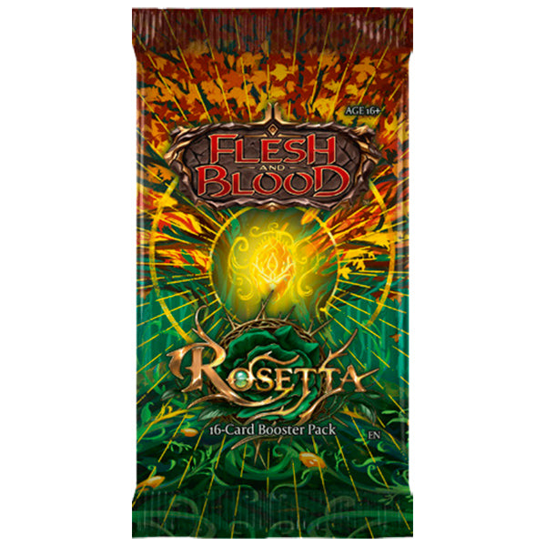 Flesh and Blood TCG: Rosetta Booster Pack By The Board Games & Entertainment Flesh and Blood TCG: Rosetta Booster Pack By The Board Games & Entertainment