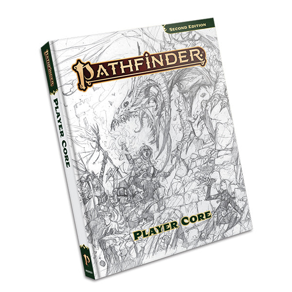 Pathfinder RPG, 2e: Player Core Remastered, Sketch Cover