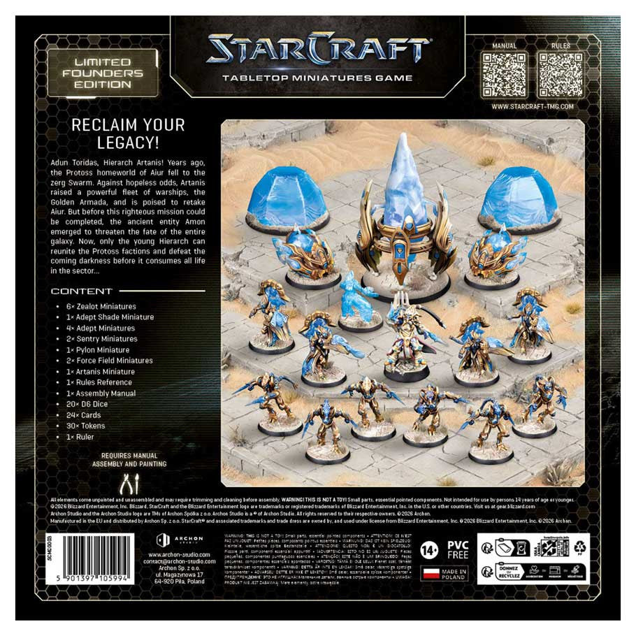 StarCraft: Tabletop Miniatures Game: Protoss: Starter Set: Founders Edition