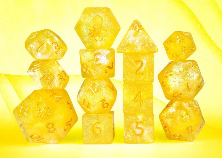 Butter Lover 14pc Dice Set Inked in Gold