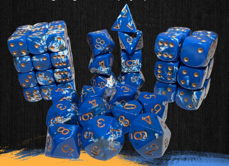 Chessex Brush Dice Wavebreak