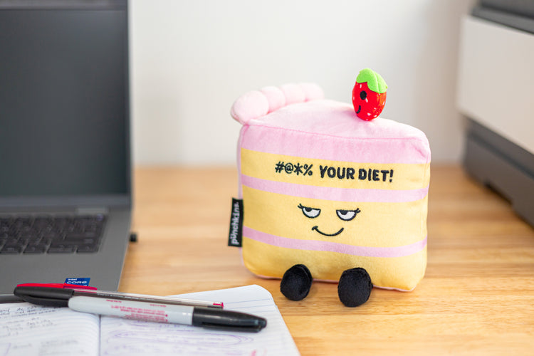 #@*% Your Diet Plushie Cake, Cute, Gift, Holiday, Christmas