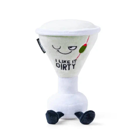 "I Like It Dirty" Plush Martini, Holiday, Christmas