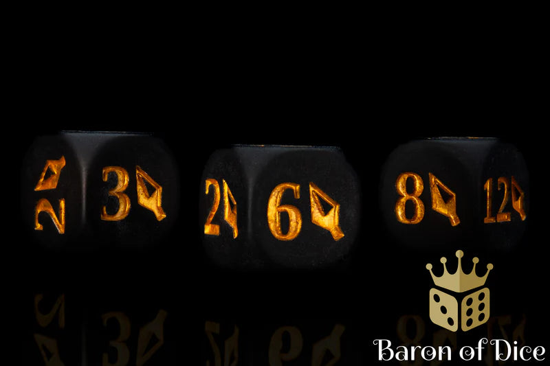 FAB Compatible Dice - Attack Dice 7-12 x5 Pack