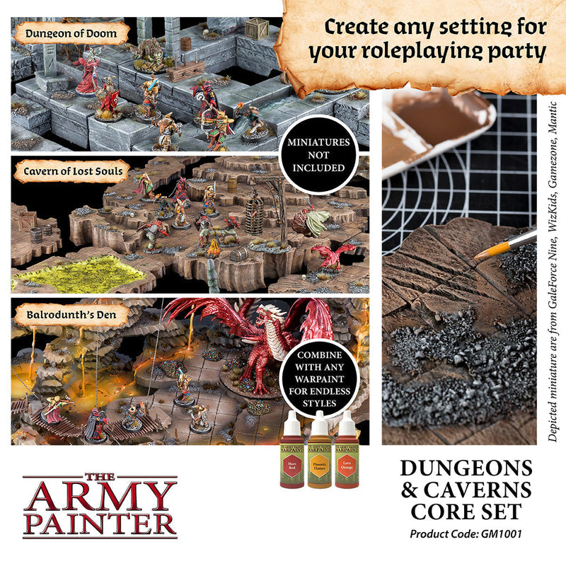 Army Painter: GameMaster: Dungeons & Cavern Core Set