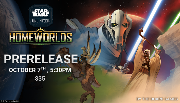 SWU TCG: Homeworlds Prerelease Event