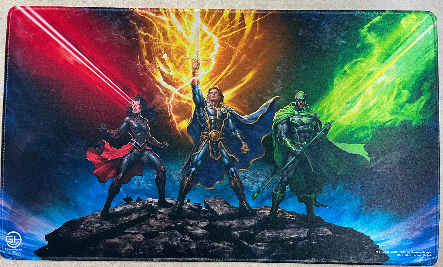 Color Block Playmat - Prerelease Celebration Marvel