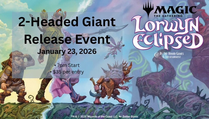 Magic the Gathering: Lorwyn Eclipsed Release 2HG 1/23 @7PM