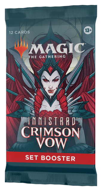 Magic: The Gathering Innistrad: Crimson Vow Set Booster Pack By The Board Games & Entertainment Magic: The Gathering Innistrad: Crimson Vow Set Booster Pack By The Board Games & Entertainment