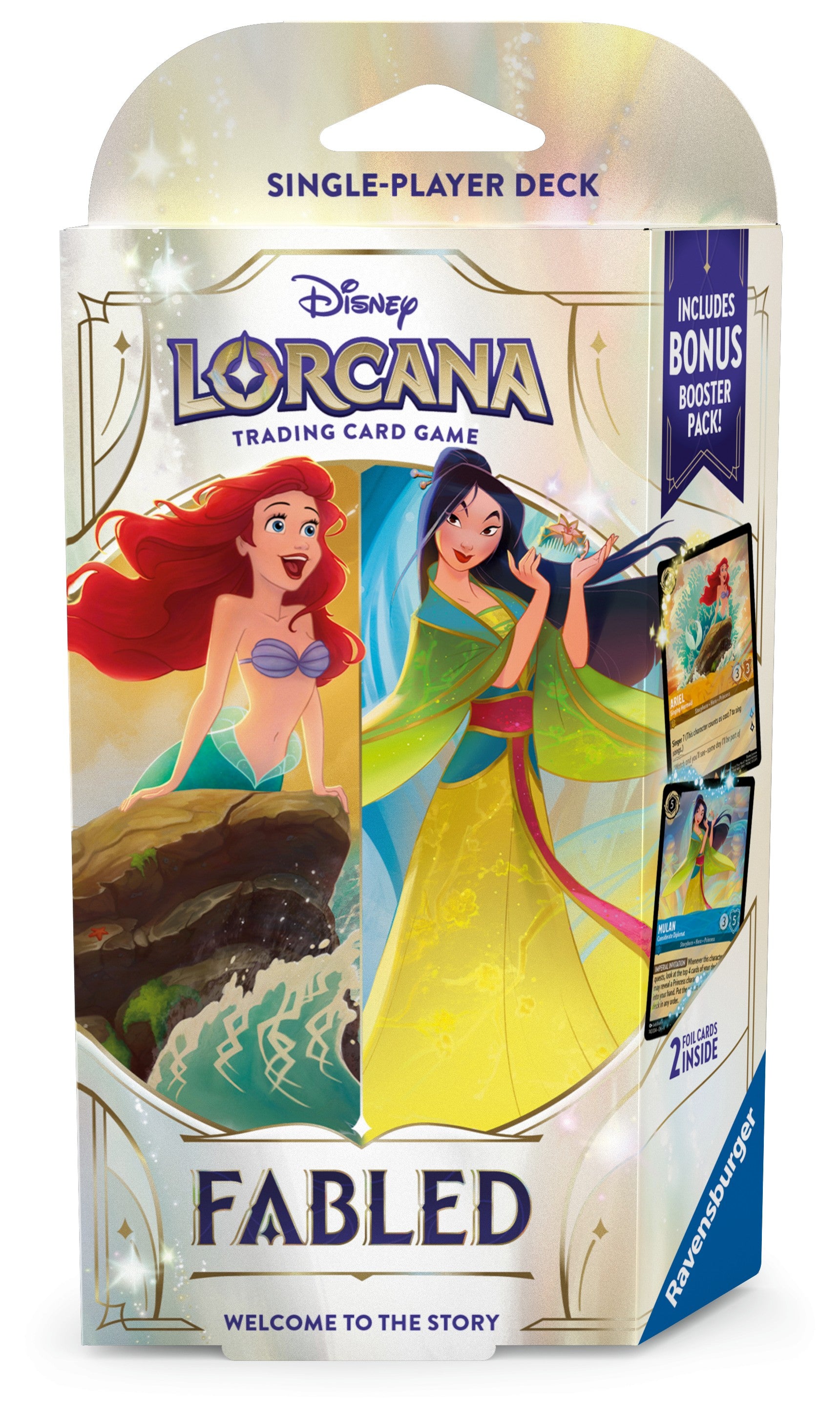 Disney Lorcana: Fabled Starter Deck By The Board Games & Entertainment Disney Lorcana: Fabled Starter Deck By The Board Games & Entertainment