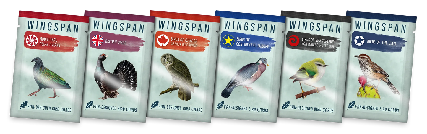 Wingspan Fan-Designed Bird Promo Pack: Set 1