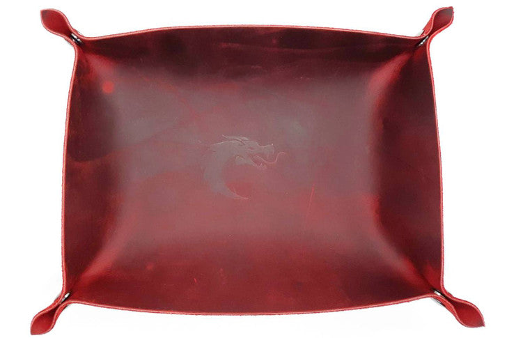 Old School Dice: Ultimate Rolling Tray - Red