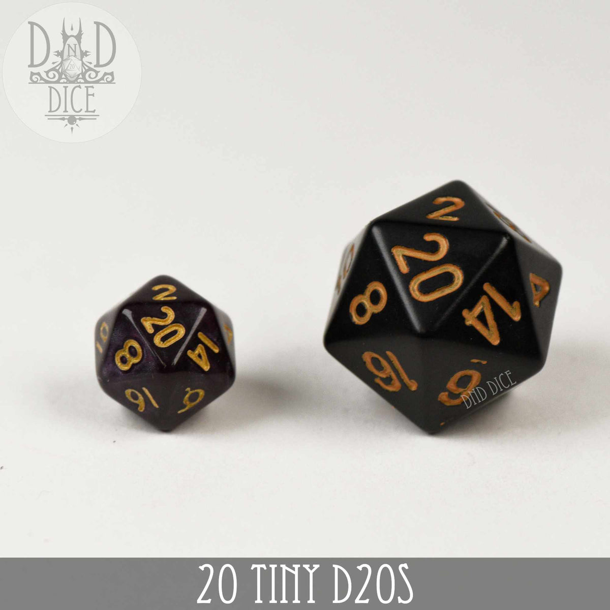Tiny D20's - 20 count