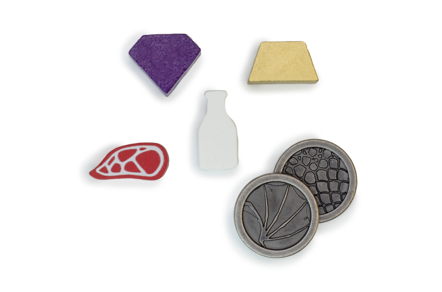 Wyrmspan Upgrade Pack (Metal Coins & Wooden Resources)