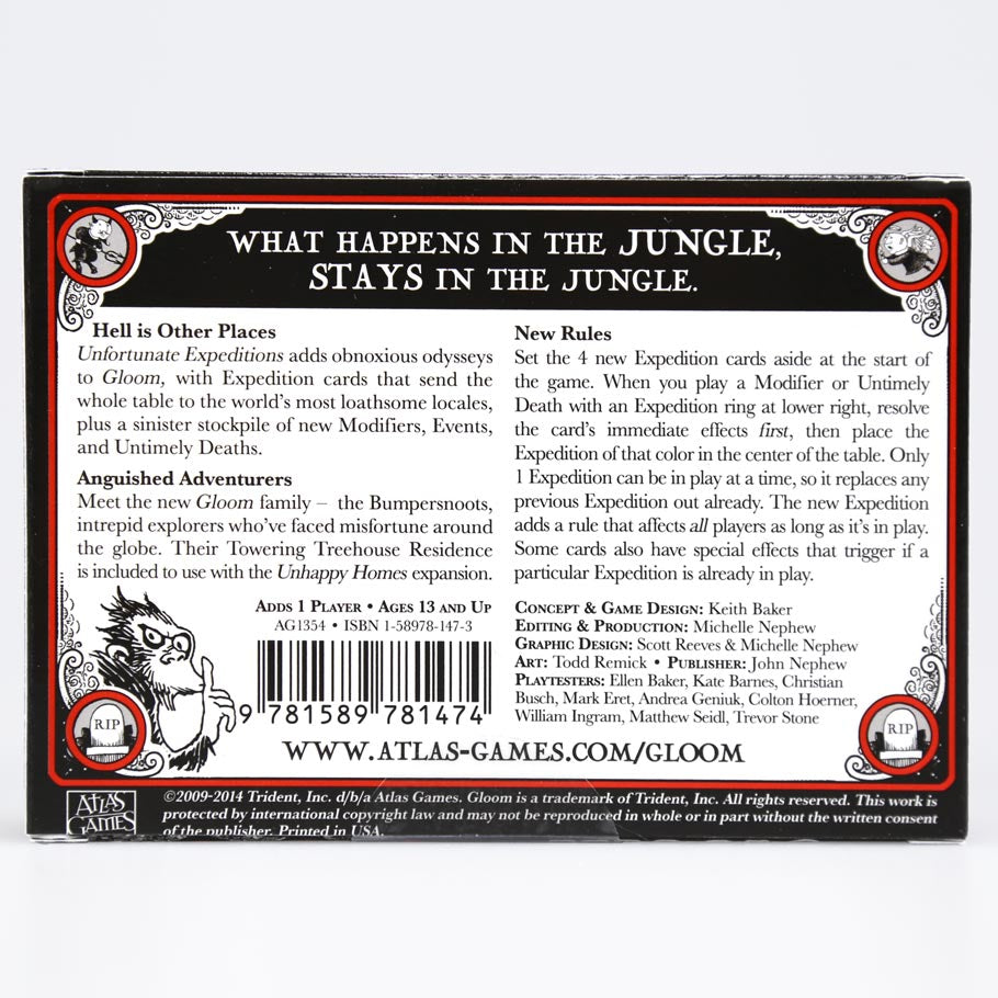 Gloom 2E: Unfortunate Expeditions Expansion