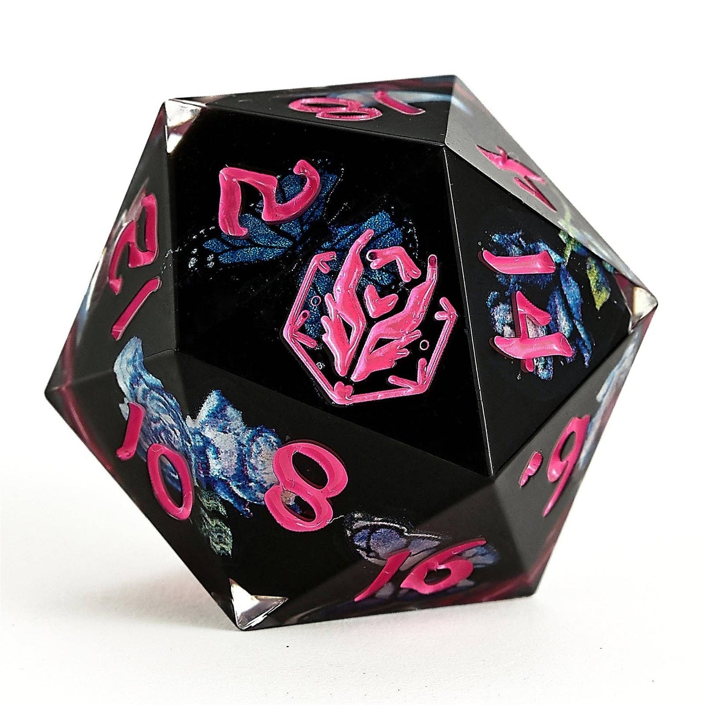 Captured Magic Hand Sanded Sharp Edge Resin -Vintage Handbag