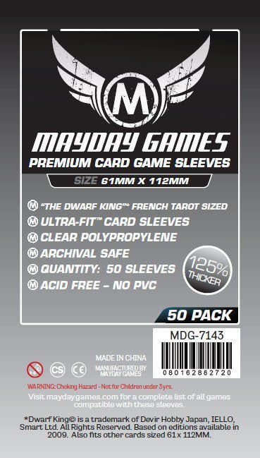 Mayday Magnum Platinum Card Sleeve (61 X 112mm) Mayday Magnum Platinum Card Sleeve (61 X 112mm)