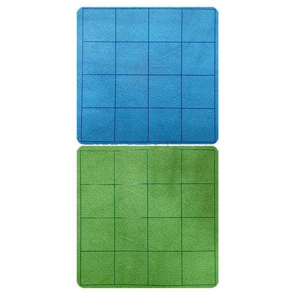 Megamat: Reversible Squares Blue/Green (34½” x 48” Playing Surface)