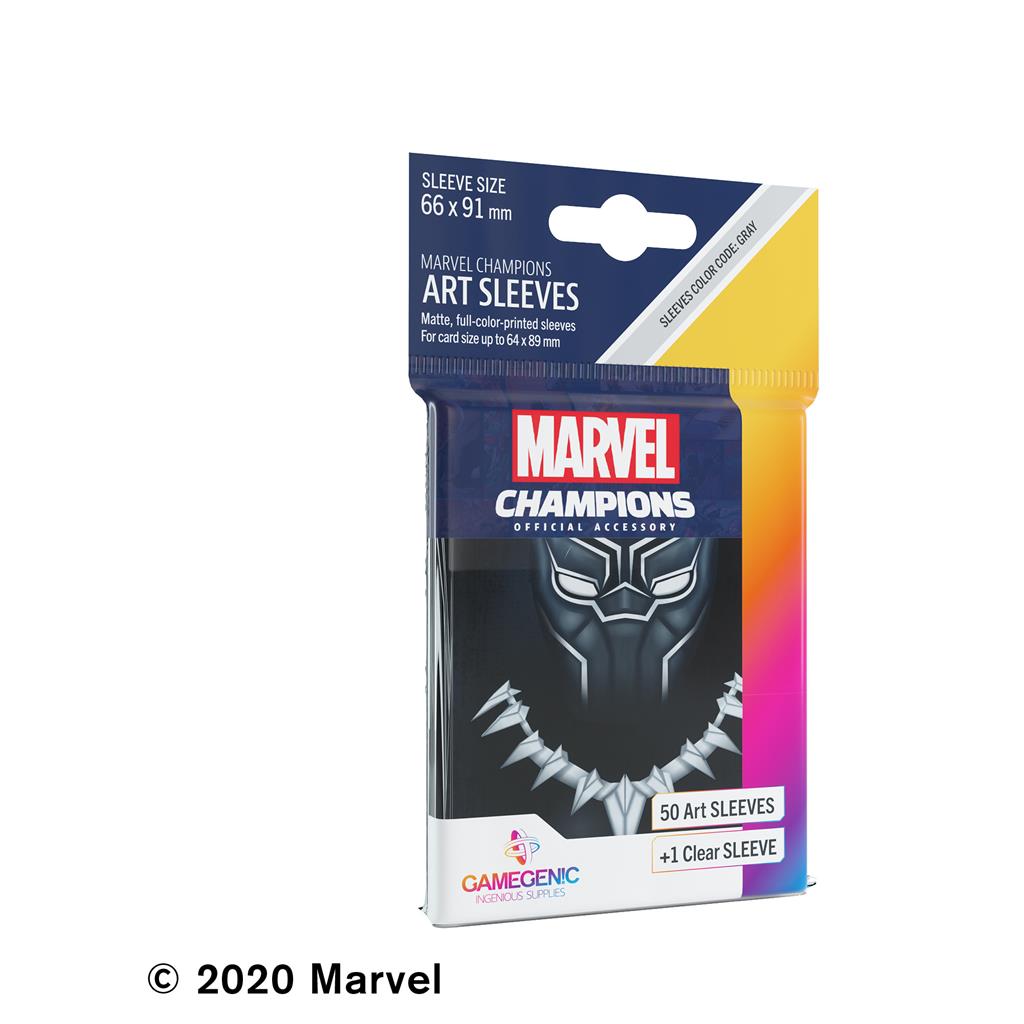 Marvel Champions Art Sleeves - Black Panther Marvel Champions Art Sleeves - Black Panther