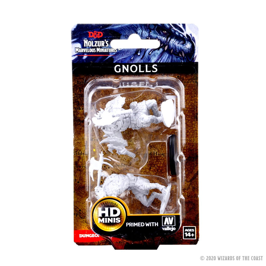 D&D Nolzur's Marvelous Miniatures: Unpainted Minis- Wave 1- Gnolls