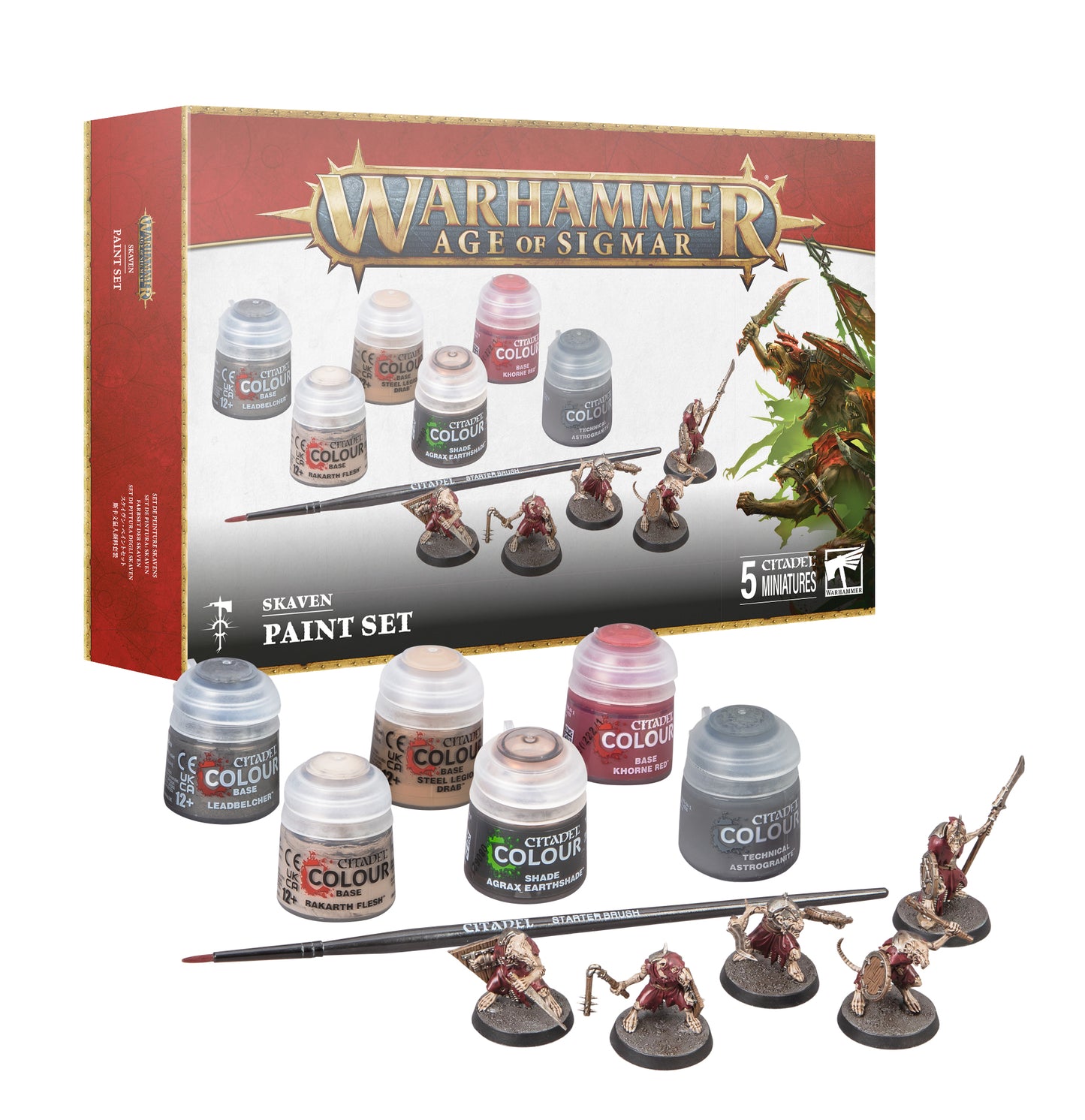 Warhammer Age of Sigmar: Paint + Tools Set (4th edition) (80-17)
