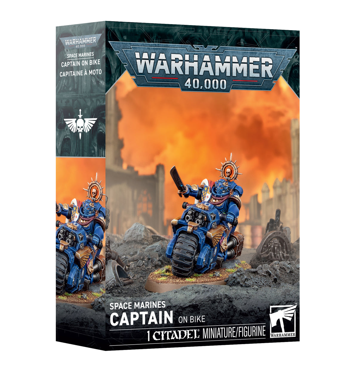 WH40K: Space Marines: Captain on Bike(48-113)