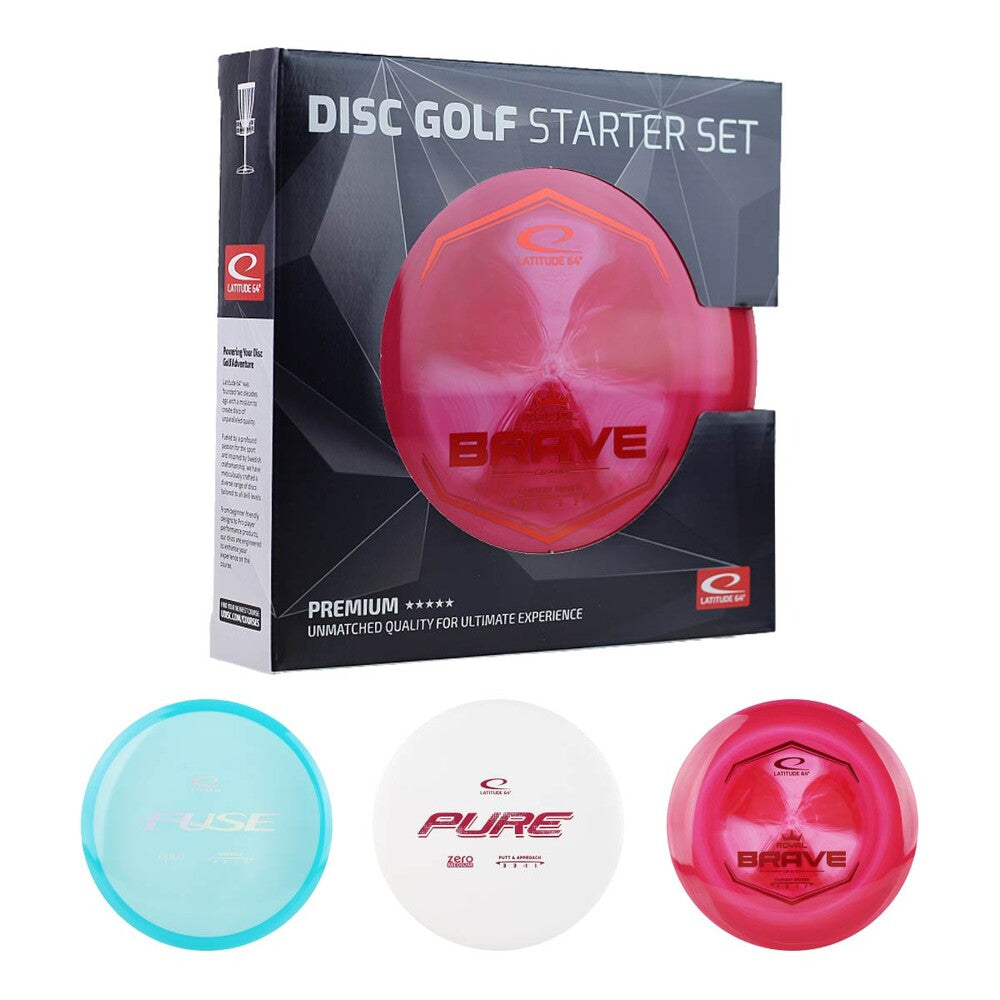 Latitude 64 Disc Golf Starter Set Premium