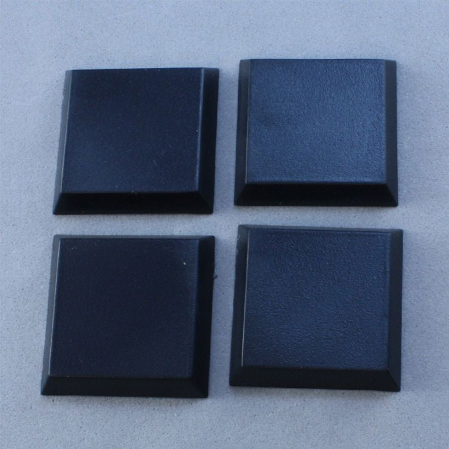 1" Square Flat Bases