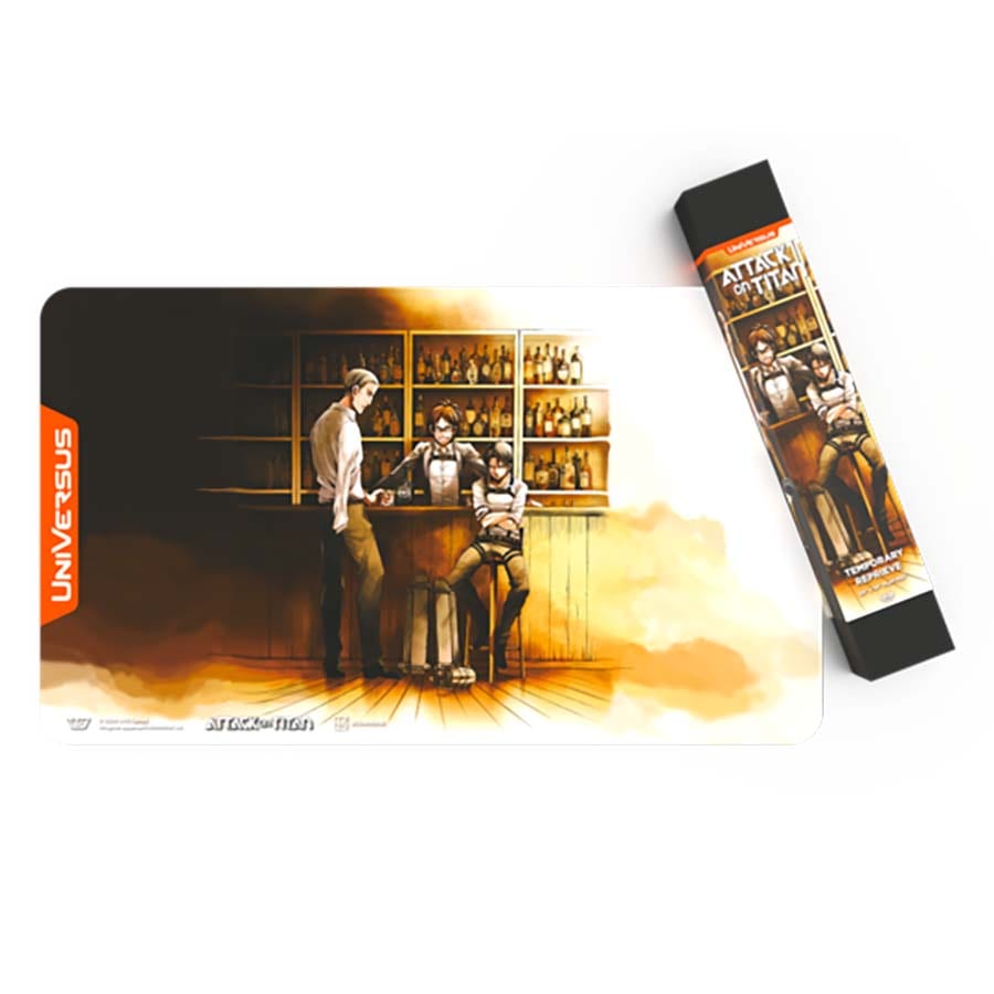 UNIVERSUS CCG: ATTACK ON TITAN: ORIGINS OF POWER: TEMPORARY REPRIEVE PLAYMAT