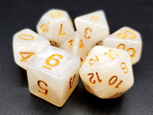 RPG Pearl Drop Dice Set
