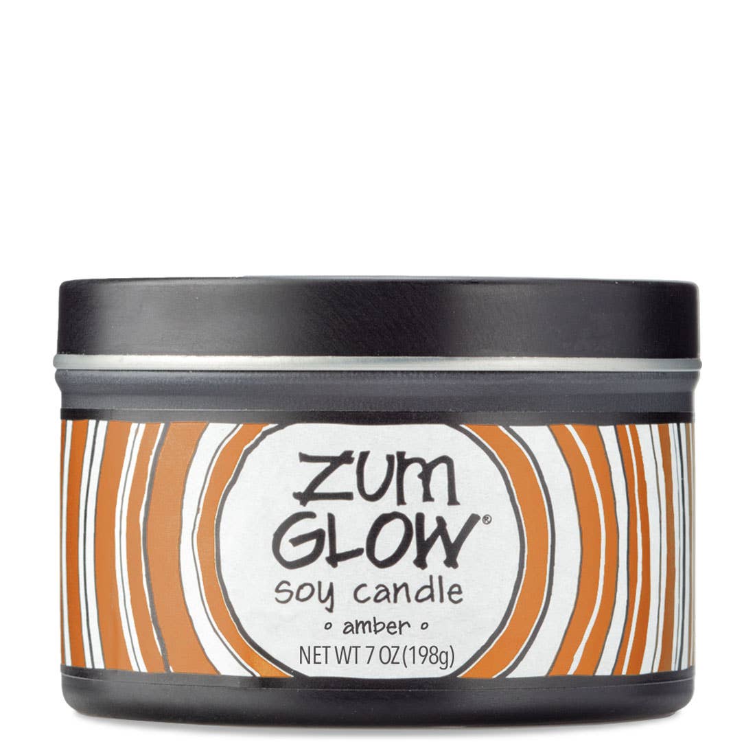 Amber Zum Glow Candle