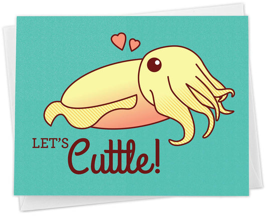 Cuttlefish Love Card "Let's Cuttle"