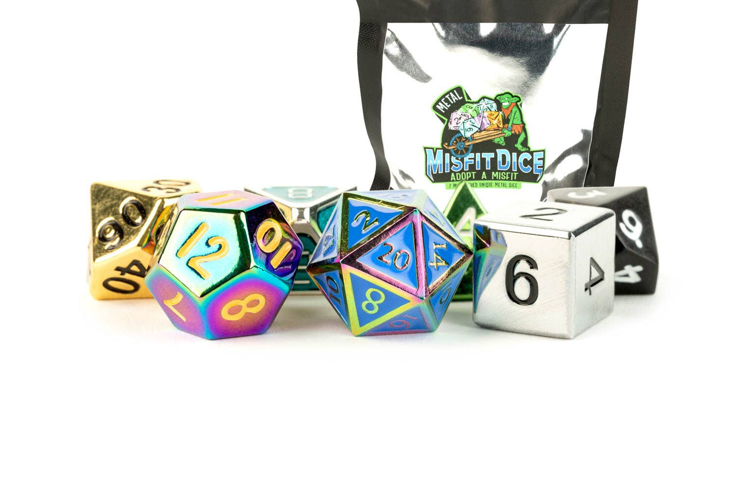 NEW: Misfit Metal Dice Set: Adopt A Misfit (Blind Pack)